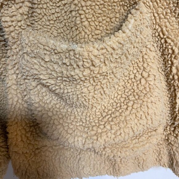 I.AM.GIA Teddy Sherpa Zip-Up Jacket in Camel (Size XS) - Picture 4 of 8